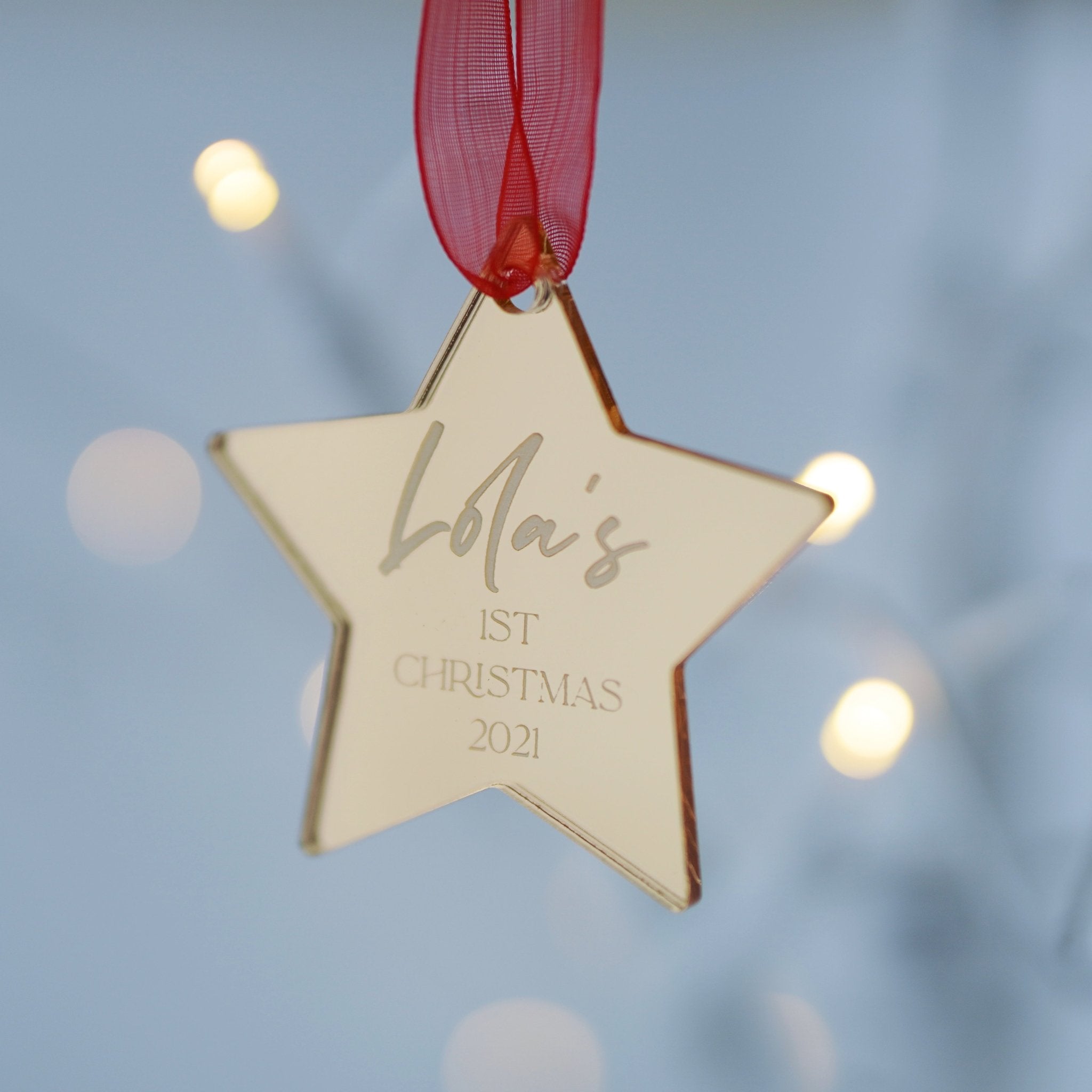 Personalised My First Christmas Bauble – Inketch