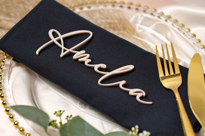 Acrylic Wedding Name settings