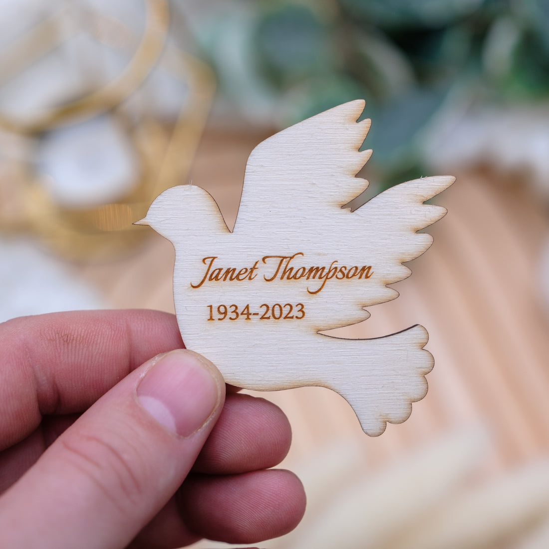 Funeral keepsake idea