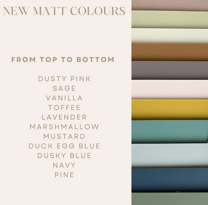 Matte colours