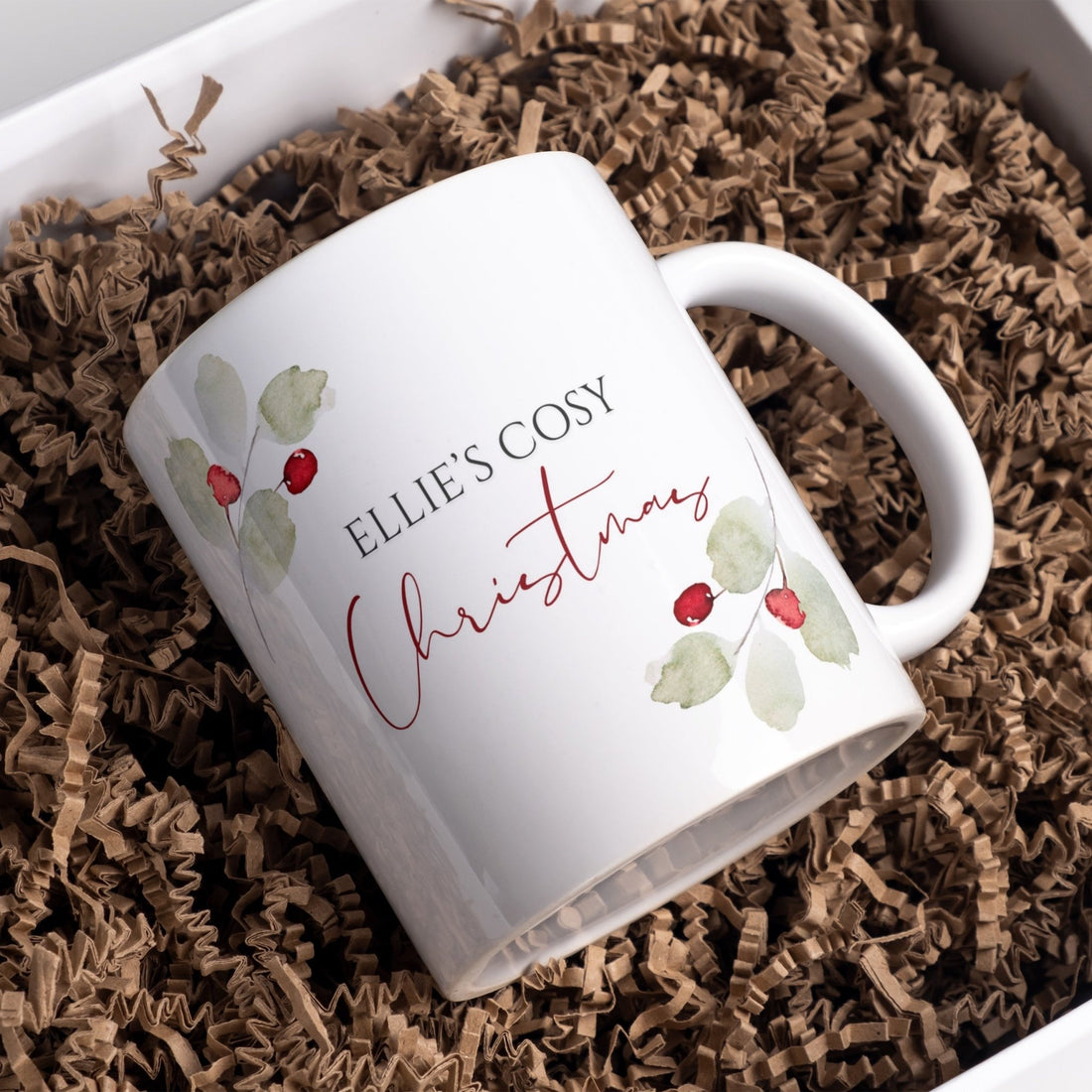 Personalised Cosy Christmas Mug