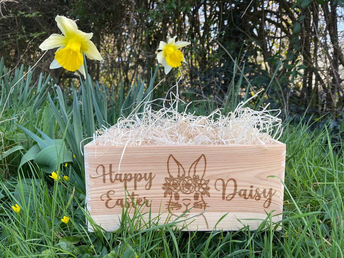 Personalised easter hamper