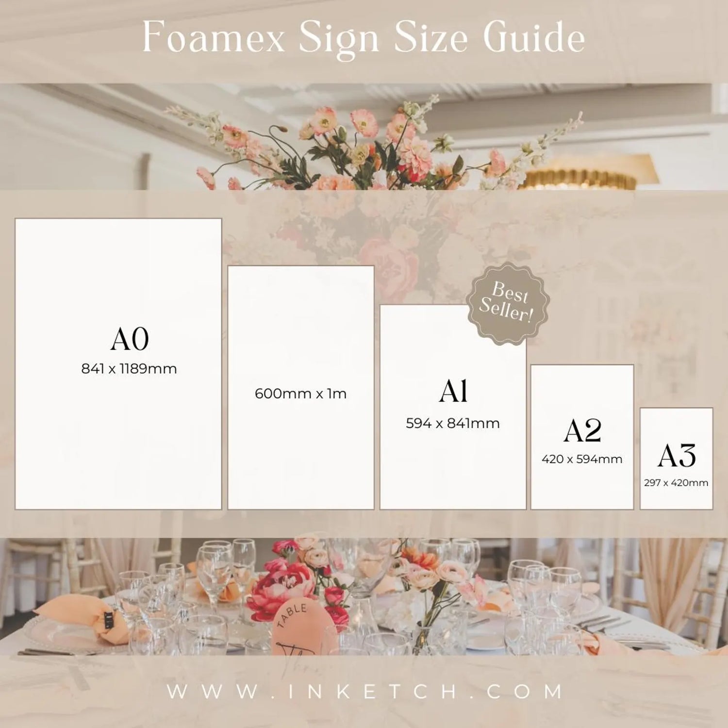 Personalised Floral Wedding Welcome Sign