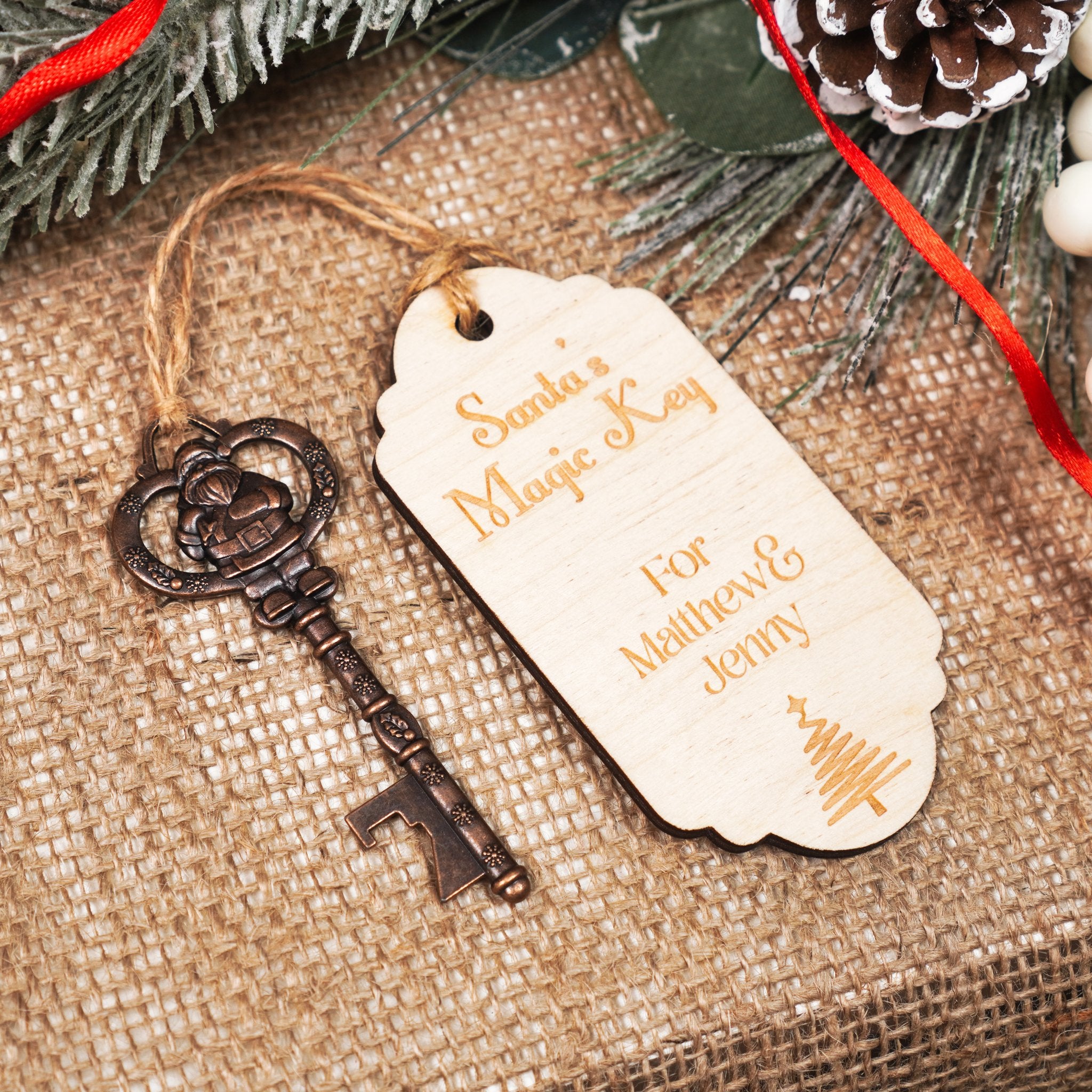 Personalised Key for Santa