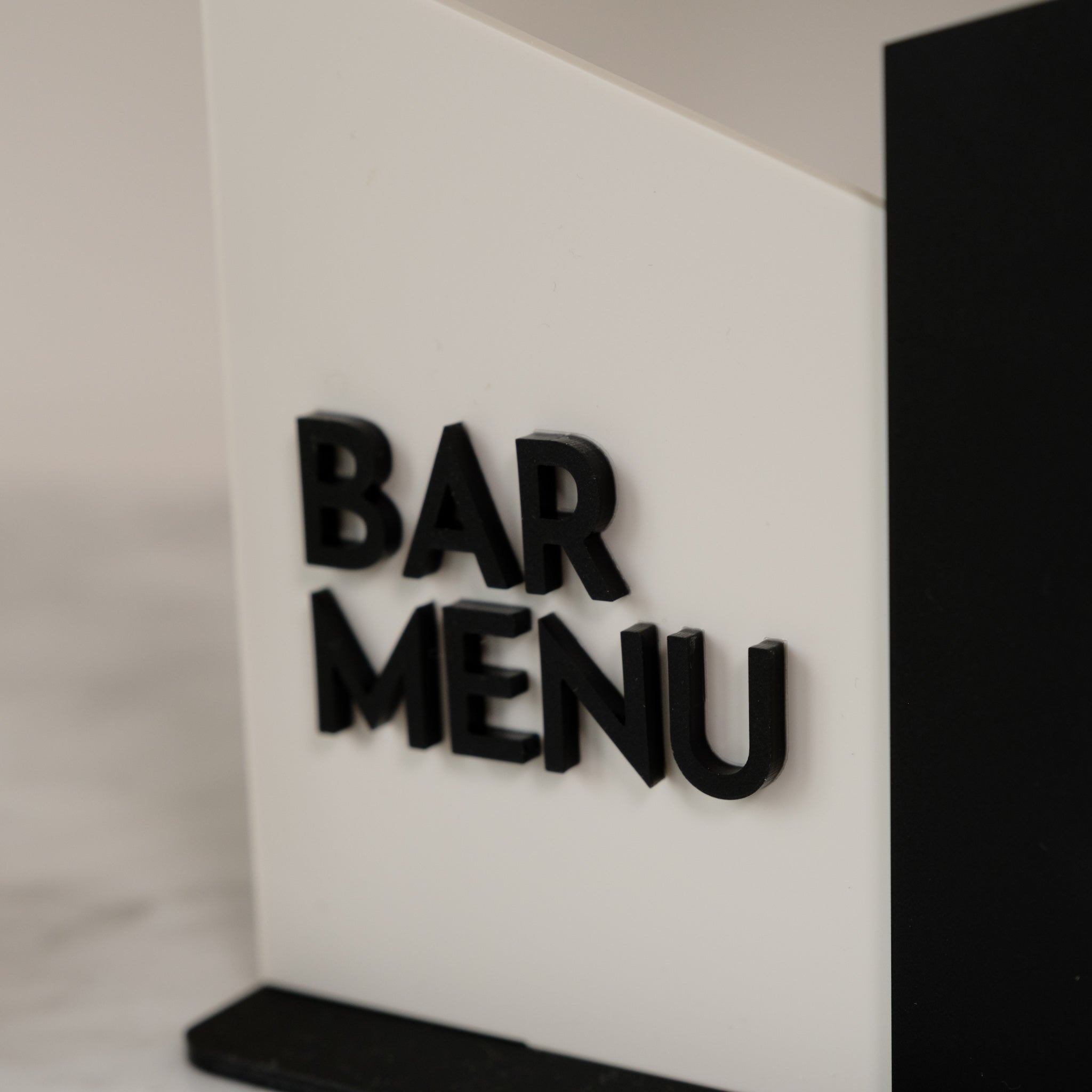 Personalised wedding bar sign