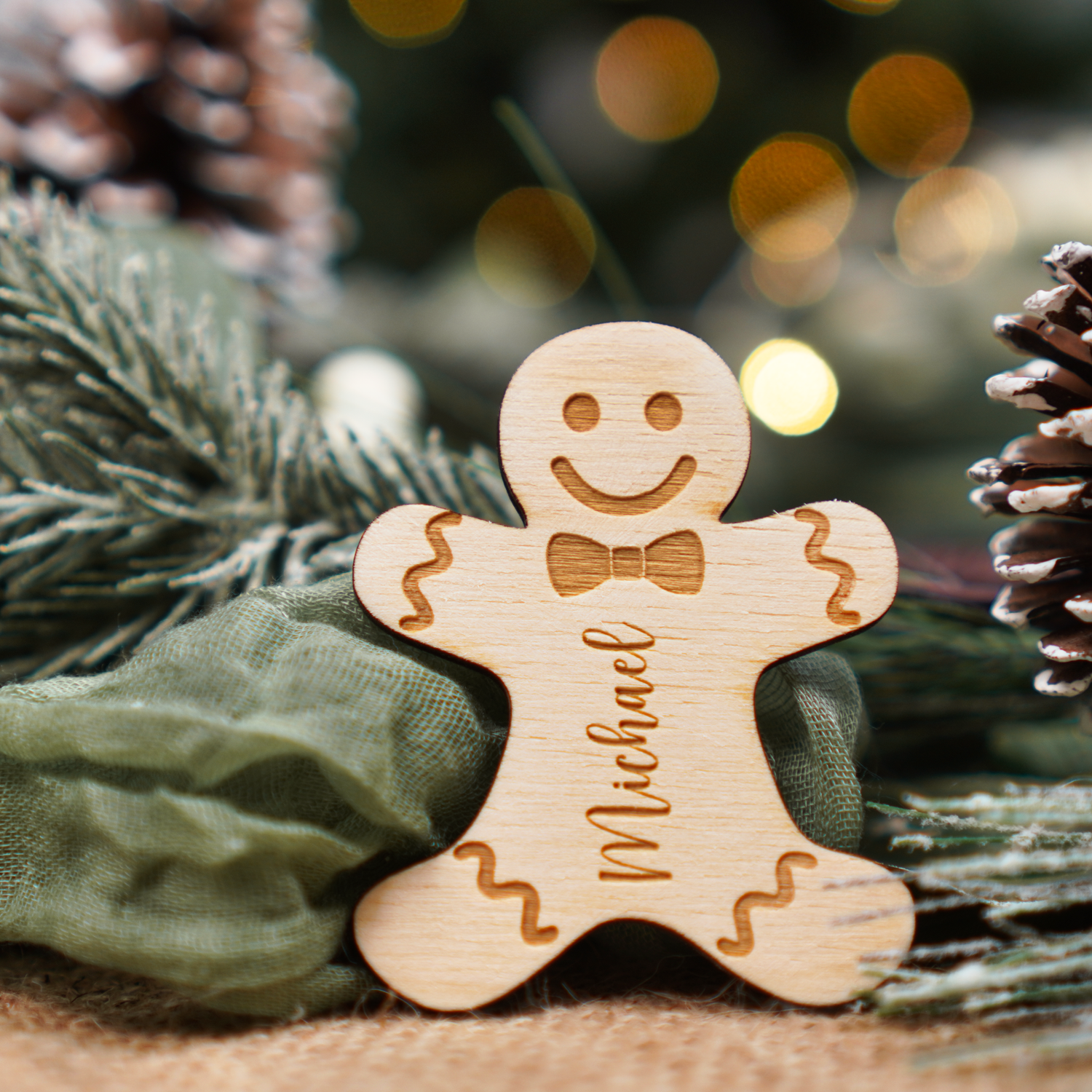 Personalised Gingerbread place names