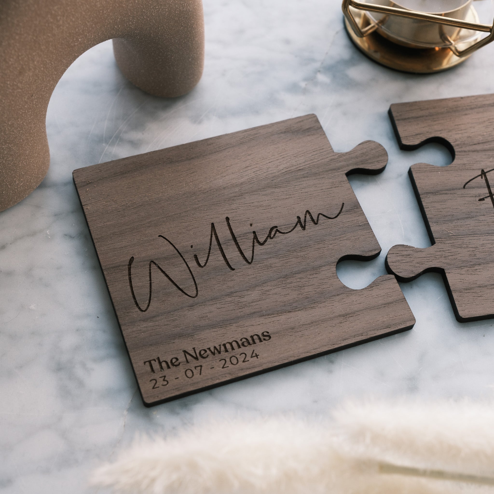 Personalised coaster set