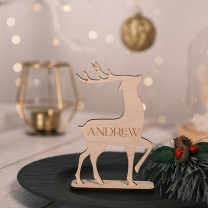 Personalised Christmas reindeer 