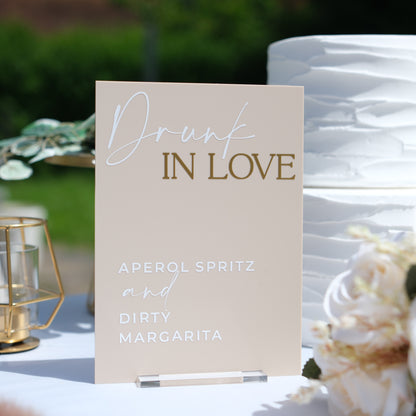 wedding reception table signage