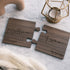 Wooden coaster gift