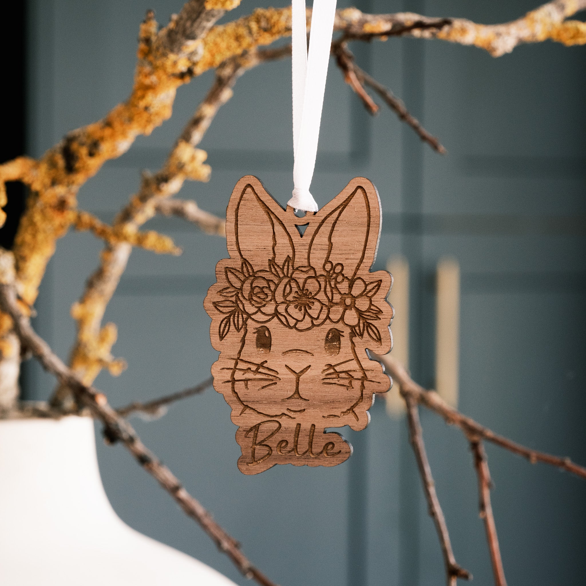 wooden easter keepsake decoration