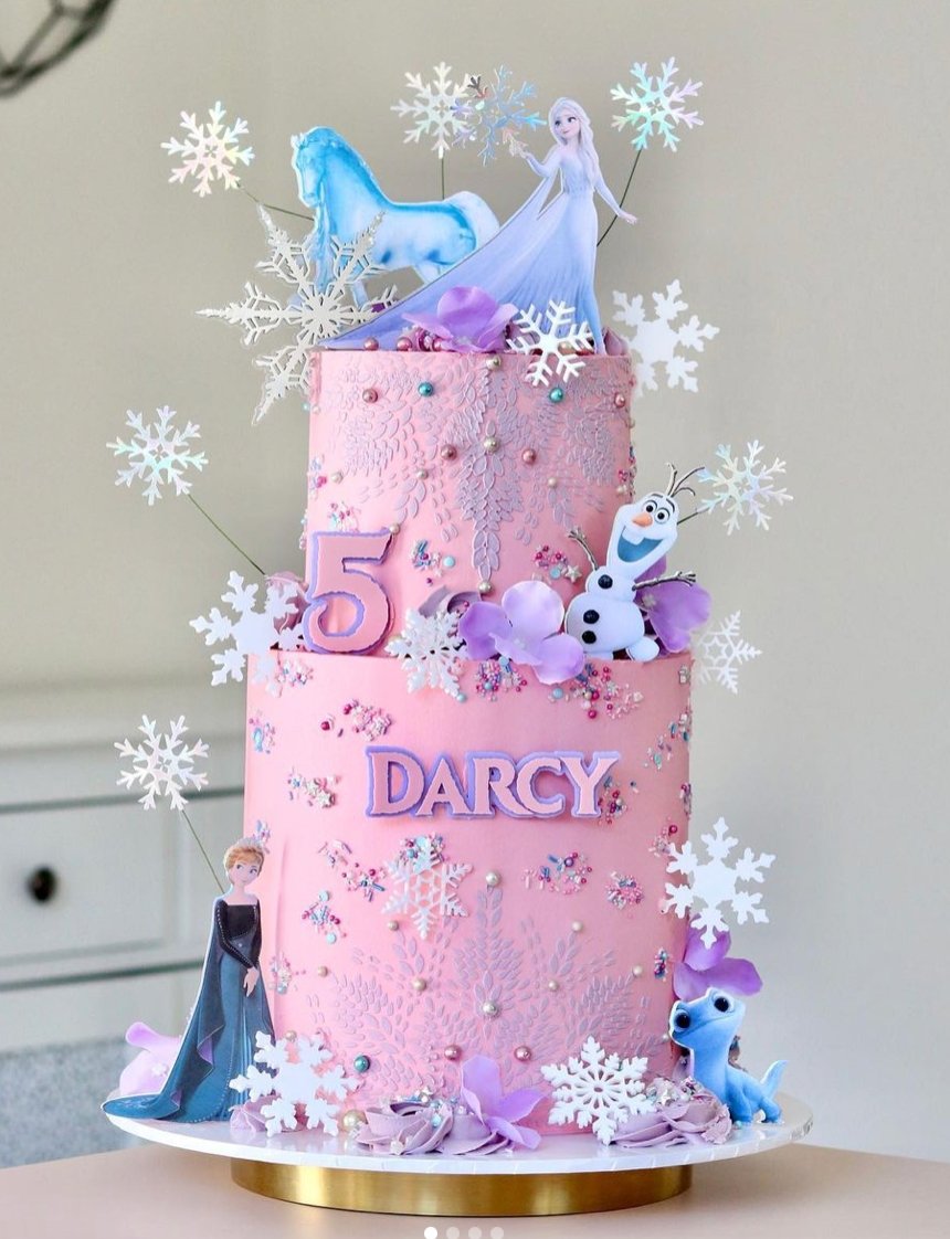 Anna and Elsa Frozen birthday cake | Frozen birthday party cake, Anna  birthday cake, Frozen birthday cake