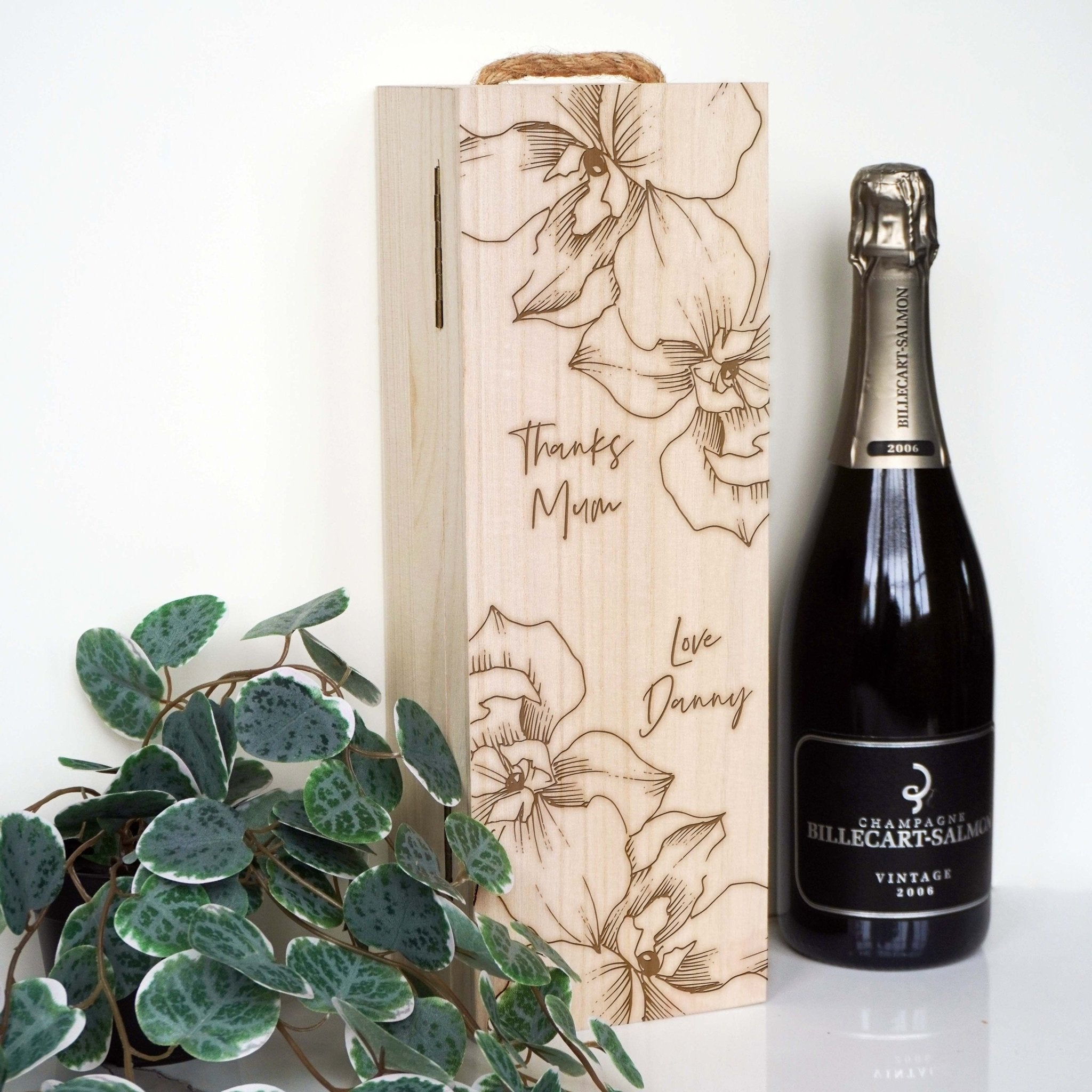 Personalised Wine Box for Mum