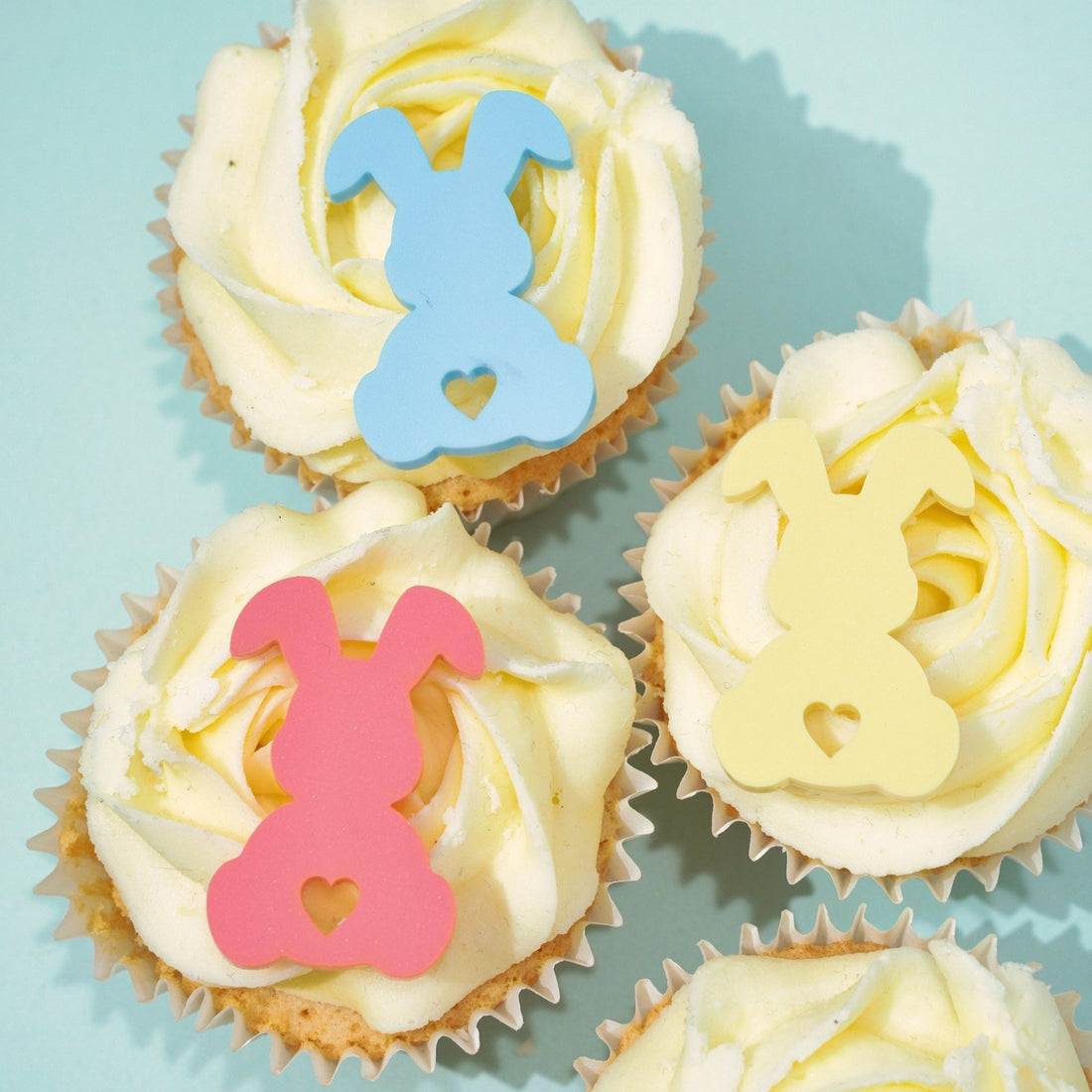 Easter Bunny Cupcake Toppers