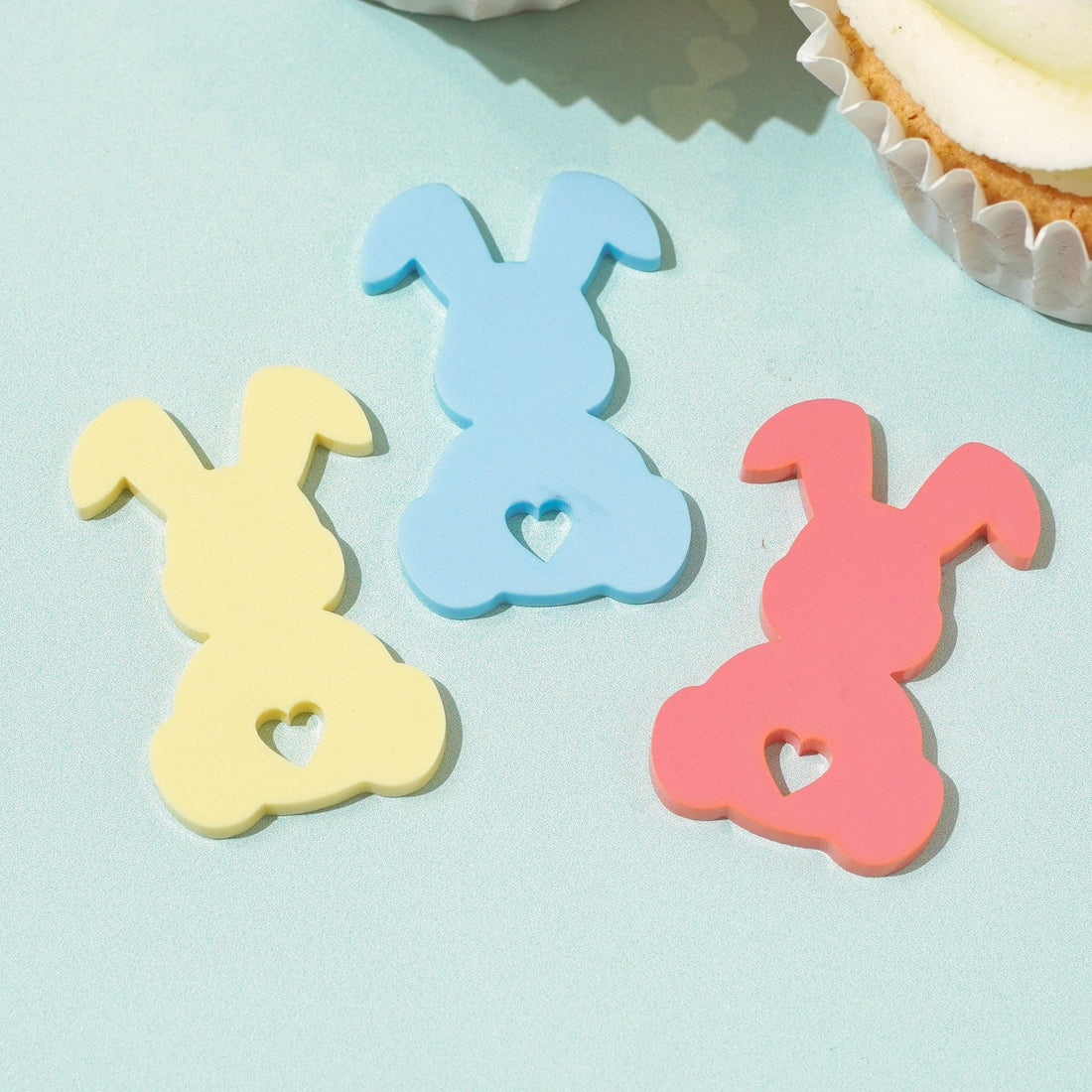 Easter Bunny Cupcake Charms