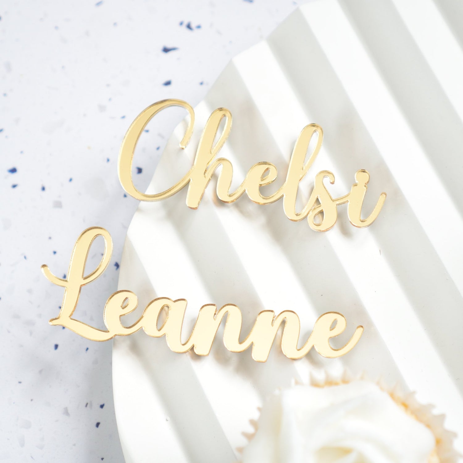 Acrylic Name Cake Charm